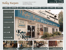 Tablet Screenshot of kelleykarpets.com